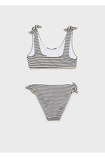 MANGO Kids Gestreifter Bikini