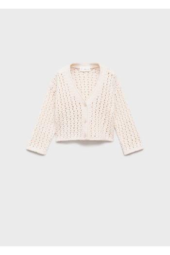 MANGO Baby Openwork Cardigan