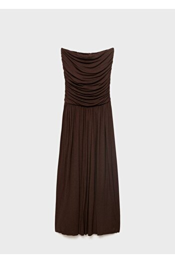 MANGO Woman Straplez elbise