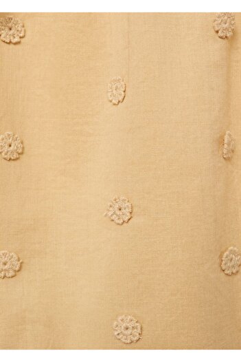 MANGO Kids İşlemeli detaylı uzun pantolon