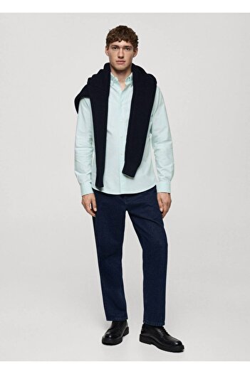 MANGO Man Πουκάμισο Oxford από 100% βαμβάκι