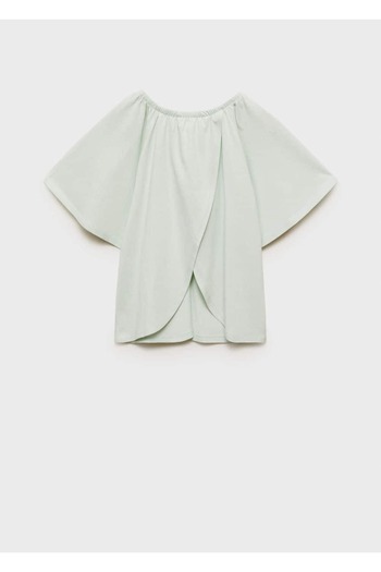 MANGO Kids T-Shirt Cross Cut on the Back