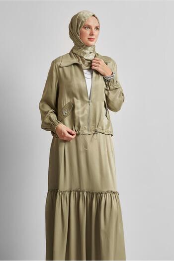 Alvina Skirt Satin Suit 45378
