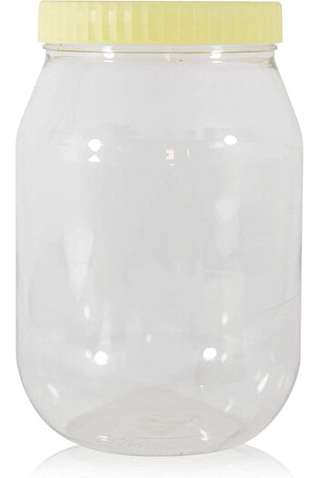 SunPet Alsaqer Round SpiceJar/Pet Jar/Plastic Food Storage Jar 4000 ml Capacity