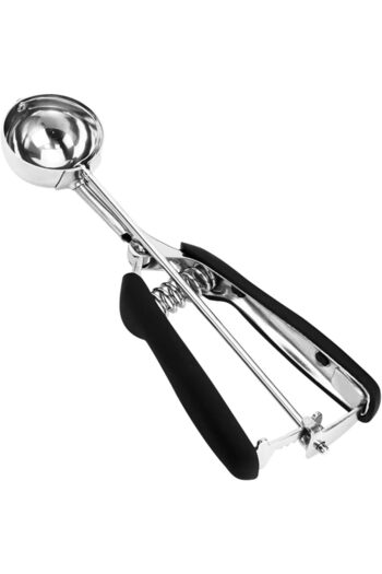 X SPRING Ice Cream Scoop, 1oz Stainless Steel Cookie Scoop, Trigger Release Baking Scooper