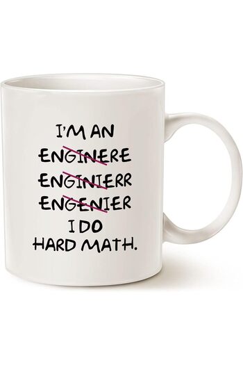 Be Care Solid Mug for Hard Math - Funny Coffee Mugs by Mawj