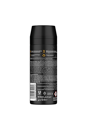 Axe Fine Fragrance Premium Deodorant Body Spray, Black Vanilla 150 ml