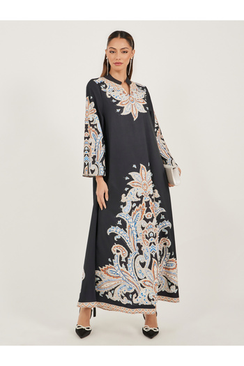 Styli Maxi Jalabiya with Digital Print