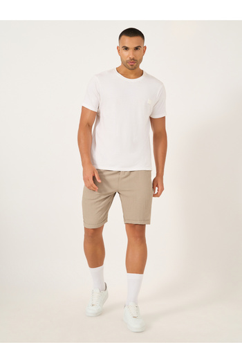 Take Two By Styli Men Solid Drawstring Waist Shorts