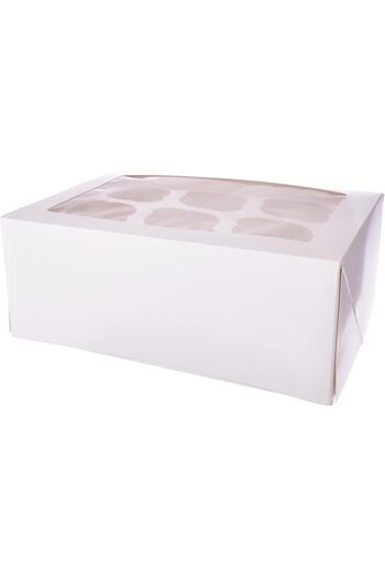Hotpack 6 Cavity Sweets Gift White Box, 100 Pieces