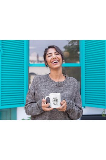 Be Care Funny Ceramic Coffee Mug by Cropsis, White