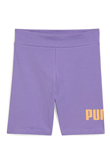 Puma Dětské kraťasy Puma Ess 2 Color No.1 Logo Short Leggings G, Fialové