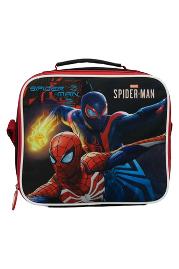 SUNCE Marvel Spiderman Insulated Zipper Closure Lunch Tote 9.05 x 3.54 x 10.63 Inch