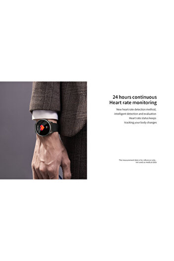 Smart Vibe Smartwatch AMOLED WiX™ GT, Always ON Display, Ecran Curbat 2.5D, UltraSlim, Fitness Tracker, Black