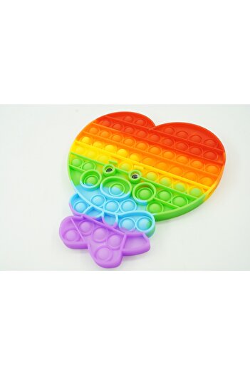 Bibilel Silicone Antistress Toy, Flippy, Pop It Now and Flip It, Large Monkey, Multicolor