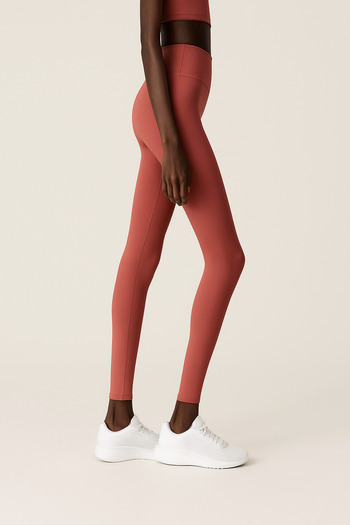 HNX Women's High Waist Tight Full Length Sports Leggings |   Tile