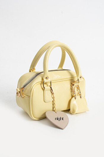 Night Geantă de mână și de umăr pentru femei Bonnie Model Yellow Charm Gift