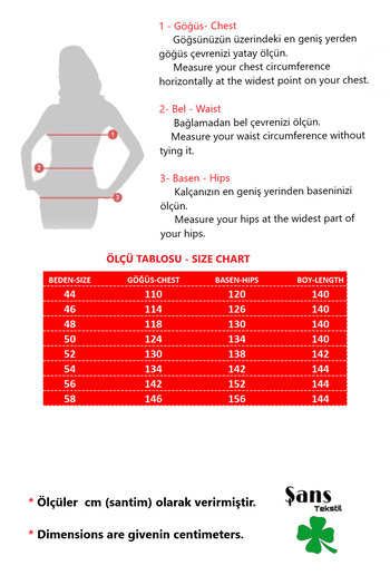 Şans Women's Colorful Large Size Woven Viscose Fabric Collar and Cuff Ribbed Long Dress 65n35830