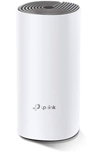 TP-LINK وحدة واي فاي شبكية للمنزل بالكامل من ديكو E4، وحدة إضافية واحدة، متوافقة مع أمازون أليكسا، لون أبيض
