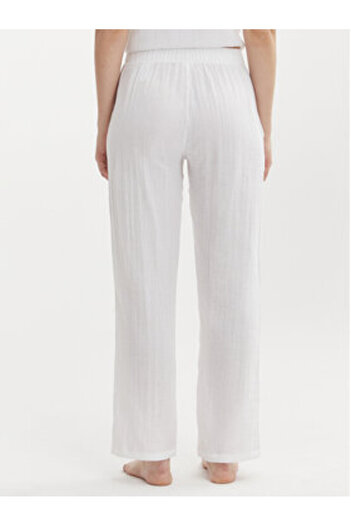 Calvin Klein underwear Women's Fabric Trousers 000QS7140E White