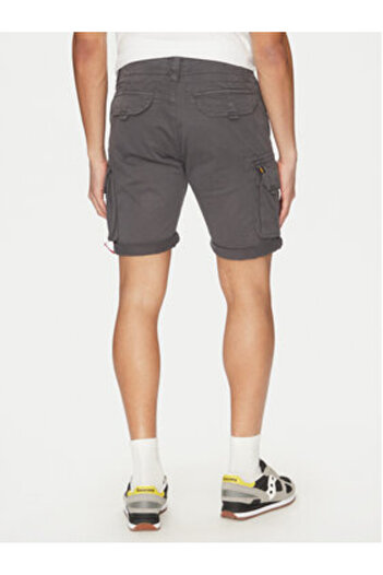Alpha Industries Men's Material Shorts 176203 Gray