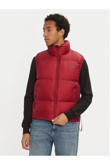 after label Men's Vest A00001 Red