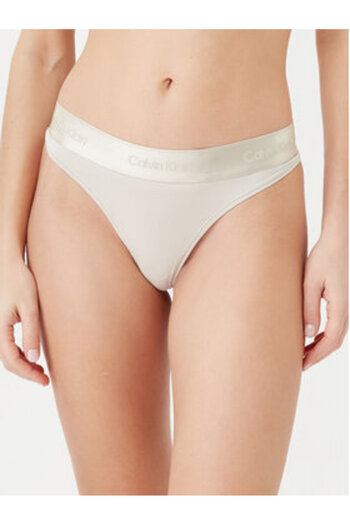 Calvin Klein Lenjerie intimă Calvin Klein Tanga pentru femei 000QF7997E Bej