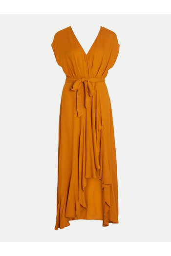 VILA vila Women's Casual Dress 14096205 Orange