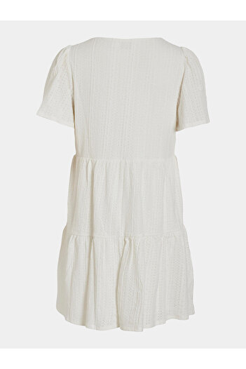 VILA vila Women's Summer Dress 14095564 Ecru
