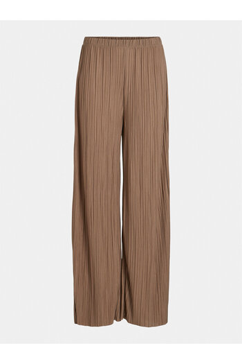 VILA vila Women's Fabric Trousers 14089681 Brown