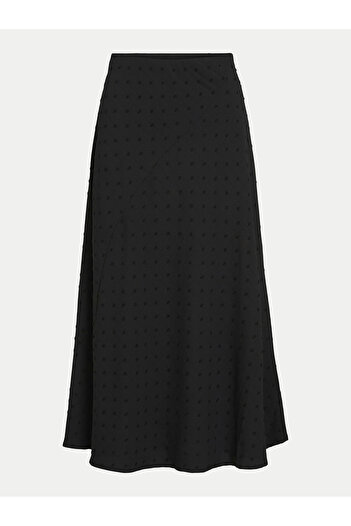 VILA vila Women's A-line Skirt 14102584 Black