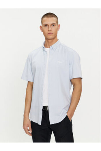 BOSS Men's Shirt 50512005 Light Blue