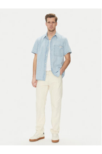 Calvin Klein Jeans Ανδρικό τζιν πουκάμισο J30J327180 Μπλε