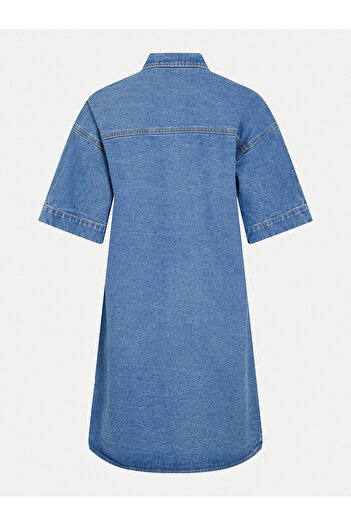 VILA vila Women's Denim Dress 14105190 Blue