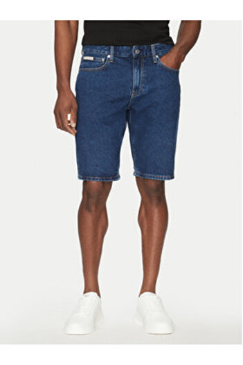 Calvin Klein Jeans Ανδρικό τζιν σορτς J30J327192 Μπλε σκούρο