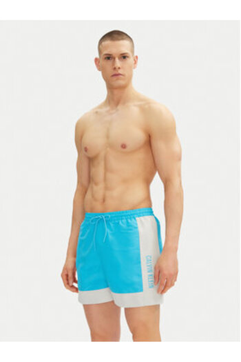 Calvin Klein Pantaloni scurți de baie pentru bărbați KM0KM01095 Albastru