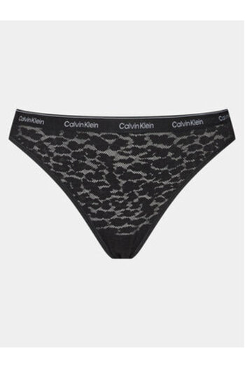 Calvin Klein Set de 3 perechi de chiloți clasici pentru femei 000QD5069E Negru