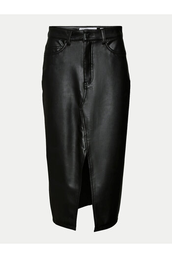 Vero Moda vero moda Women's Faux Leather Skirt 10311707 Black