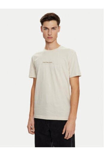 Calvin Klein Jeans Ανδρικό T-Shirt J30J327075 Μπεζ