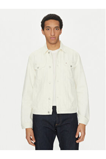 Tommy Hilfiger Men's Denim jacket MW0MW39212 Beige