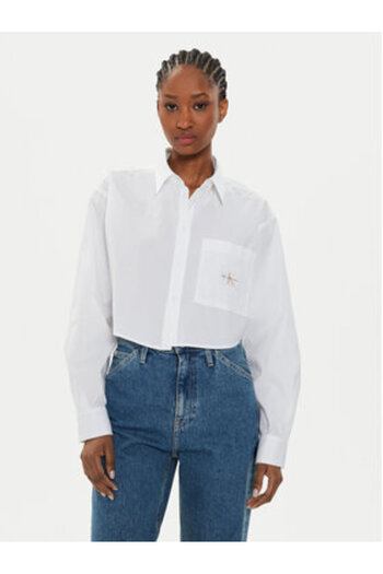 Calvin Klein Jeans Γυναικείο Πουκάμισο J20J222614 Λευκό