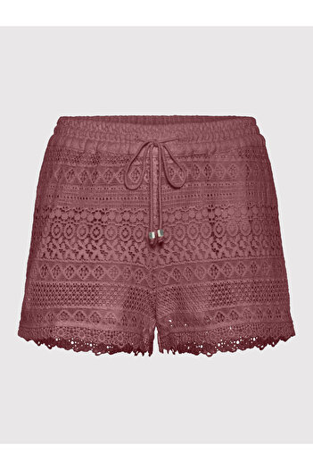 Vero Moda vero moda Women's Material Shorts 10190155 Burgundy