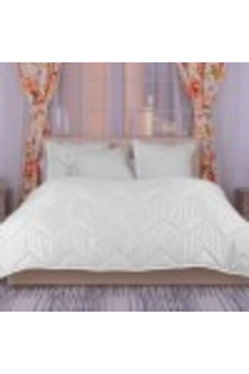 Pucioasa Winter wool polycotton quilt 140X210cm, Pucioasa, white