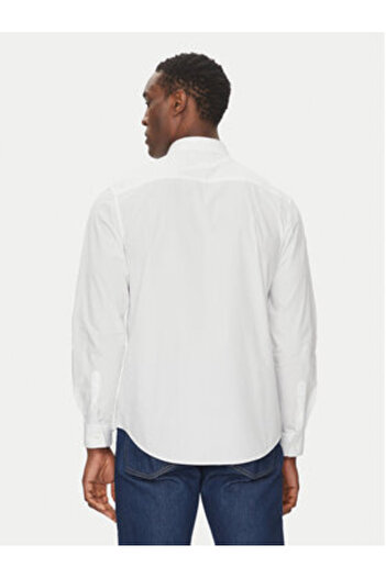 Calvin Klein Jeans Ανδρικό Πουκάμισο LV040QM160 Λευκό