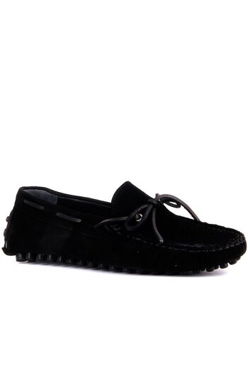 SailLakers - Siyah Süet Erkek Loafer 101-3791-11169