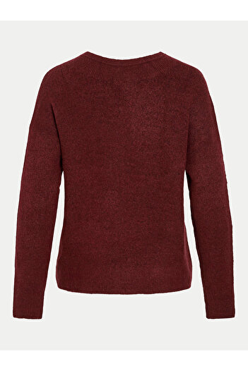 VILA Women's Cardigan 14101549 Red
