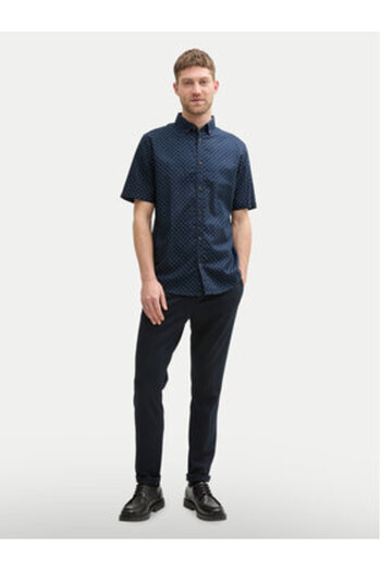 Tom Tailor Men's Shirt 1045099 Navy blue