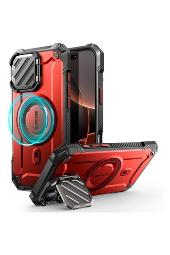 Supcase IPhone 16 Pro Case - Supcase Unicorn Beetle XT MagSafe - Ruddy