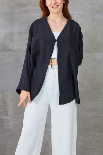 DPARİS Tie Front Kimono