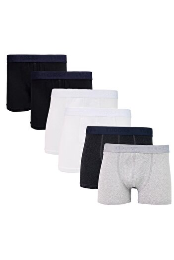 Tudors Men's 6-Piece Cotton Lycra Flexible Fabric Boxers
